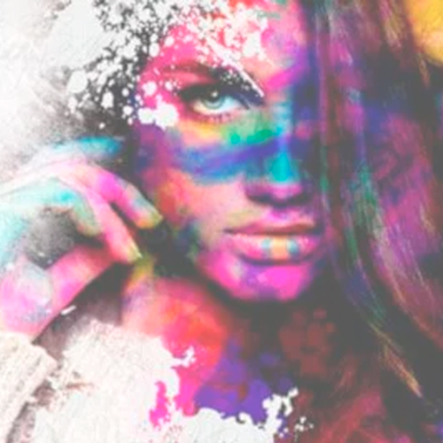 Заказать портрет в стиле (Splash) в стиле поп-арт