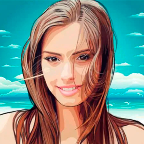 Заказать портрет в стиле Иллюжн