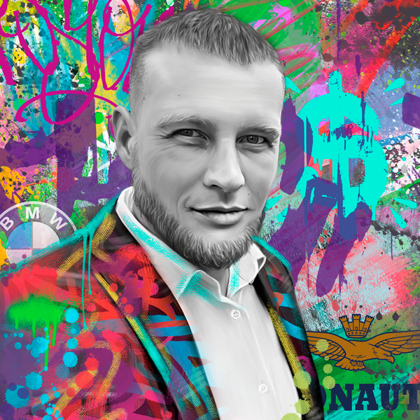 Заказать Мужской арт-портрет  21