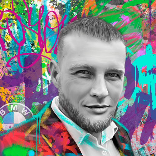 Заказать Мужской арт-портрет