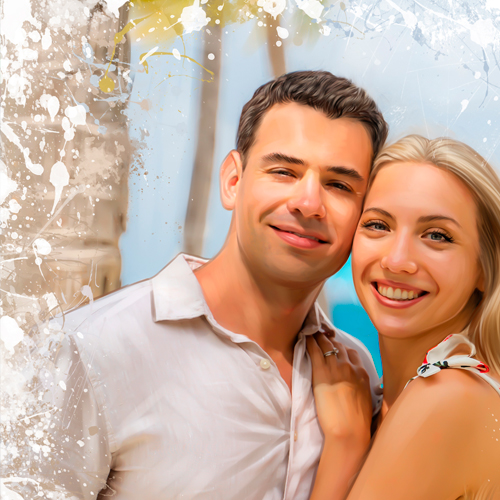 Заказать Парный арт-портрет