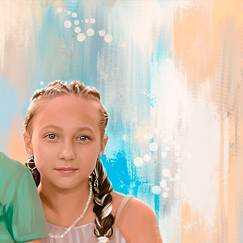 Заказать Семейный арт-портрет 3