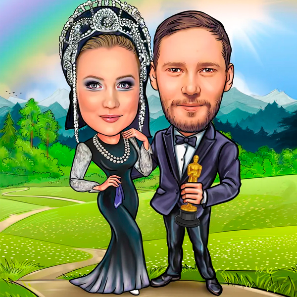 Заказать Портрет в стиле портрет Шарж  20